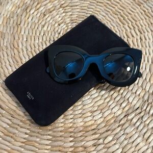 Oversized Celine Sunglasses with Pouch